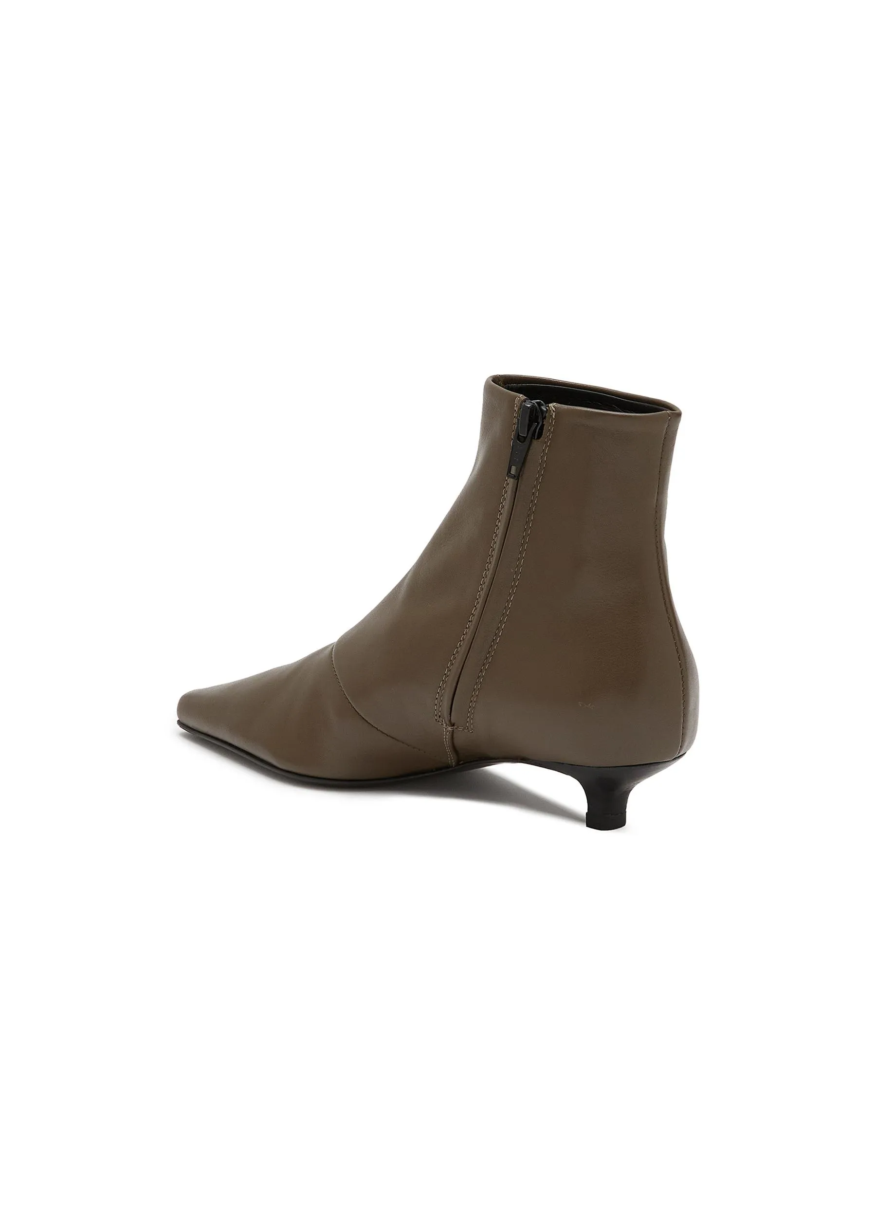 Toteme 35 Leather Ankle Boots