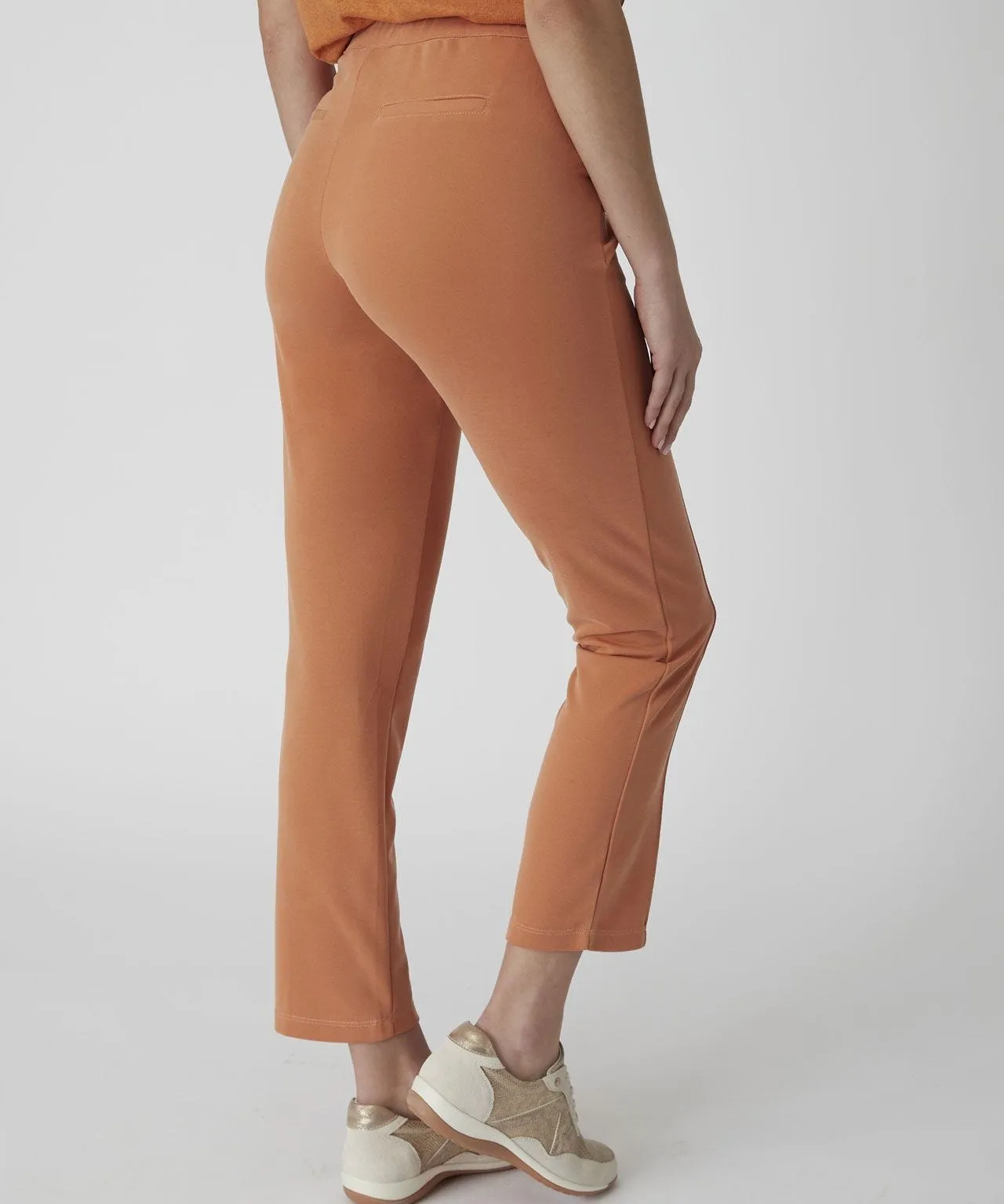 Tie-waist Cropped Trousers