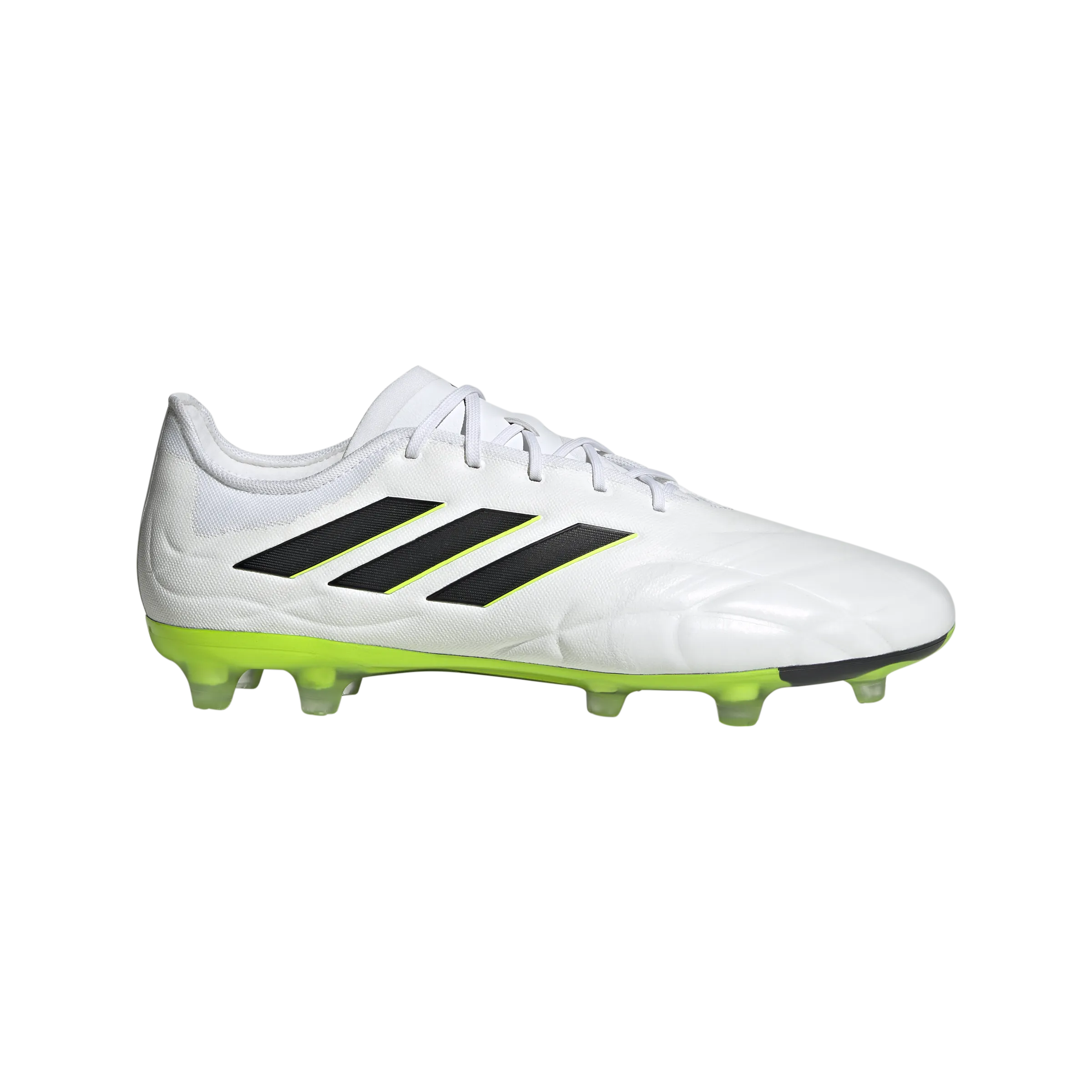 adidas Copa Pure.2 Firm Ground Football Boots - White/Black/Lucid Lemon