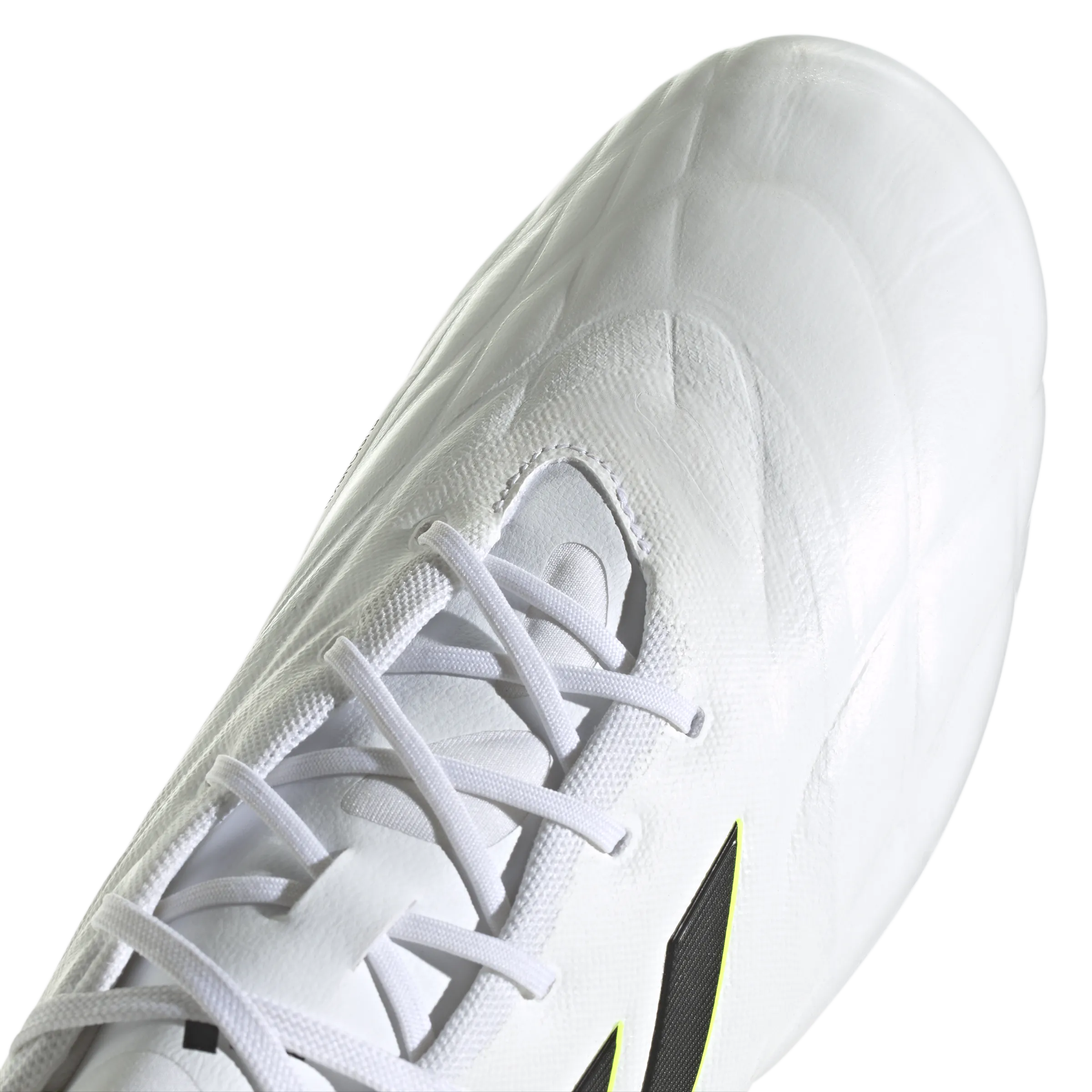 adidas Copa Pure.2 Firm Ground Football Boots - White/Black/Lucid Lemon