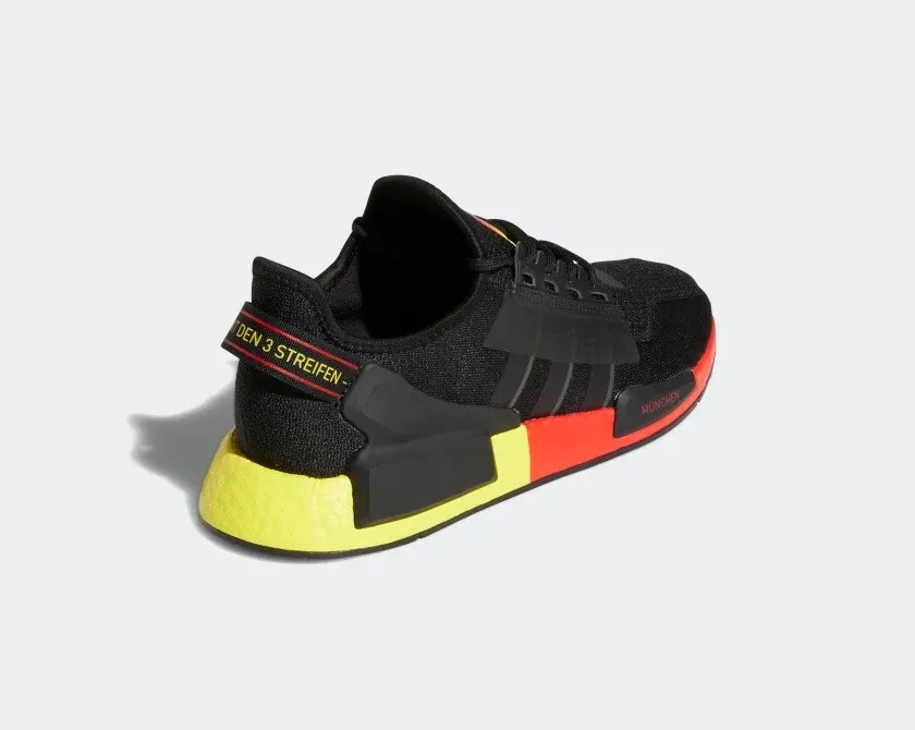 Adidas Originals NMD R1 V2 Munich Core Black Carbon Red FY1161