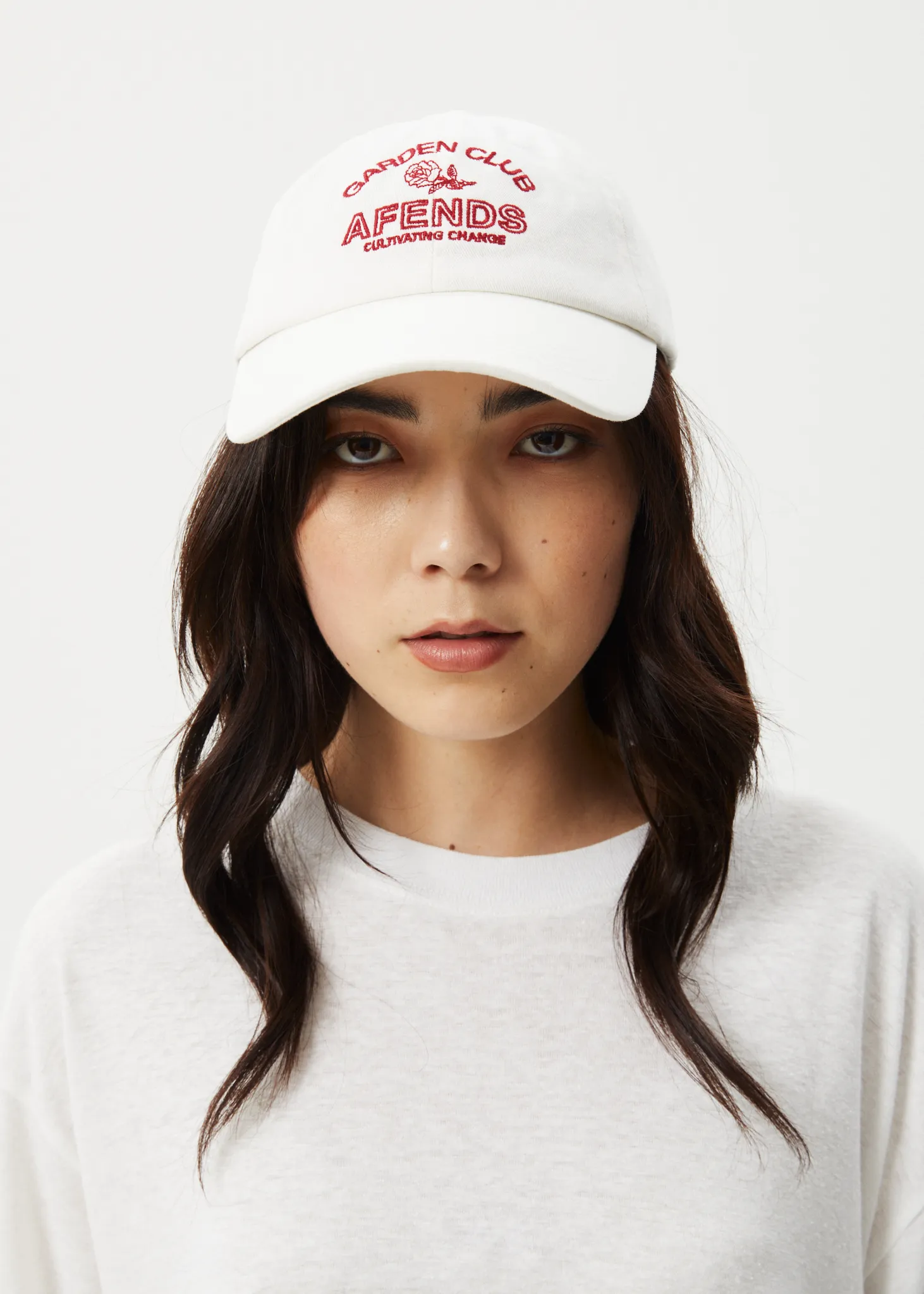 AFENDS Women's Cultivate Panel Cap White