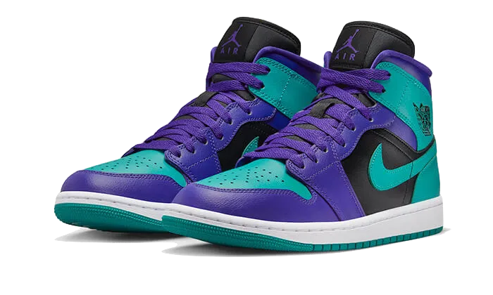 Air Jordan 1 Mid Black Grape - Premium quality sneakers for sale