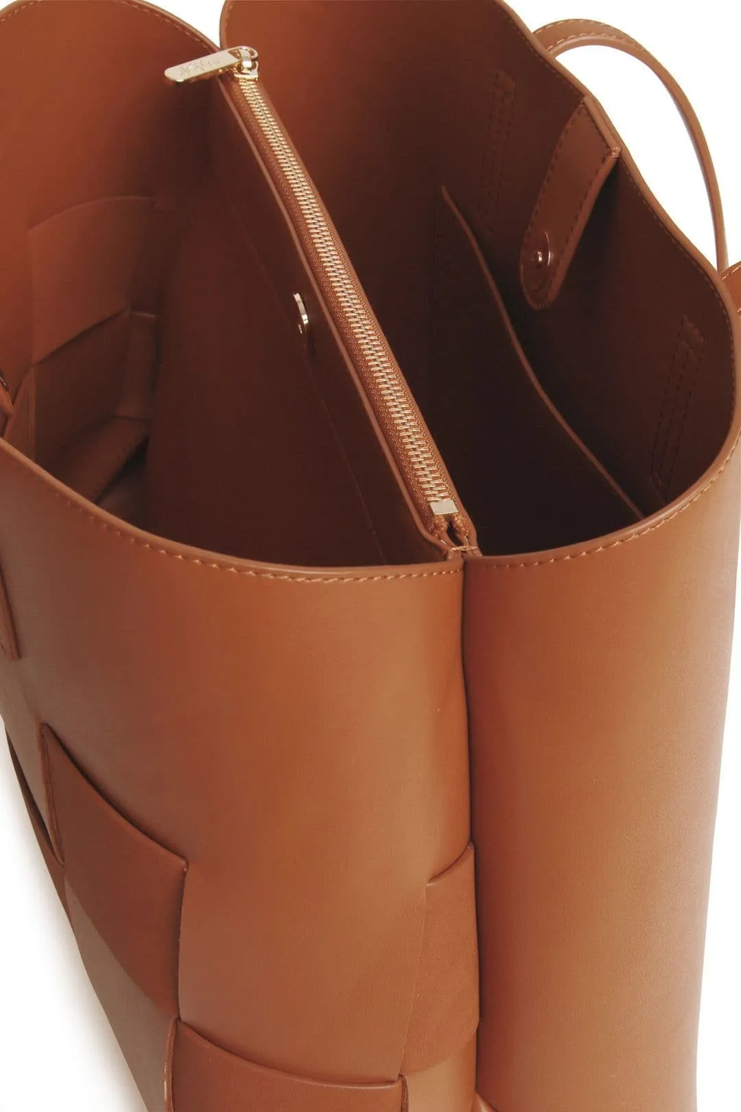 Alice Wheeler Milan Tan Tote Bag