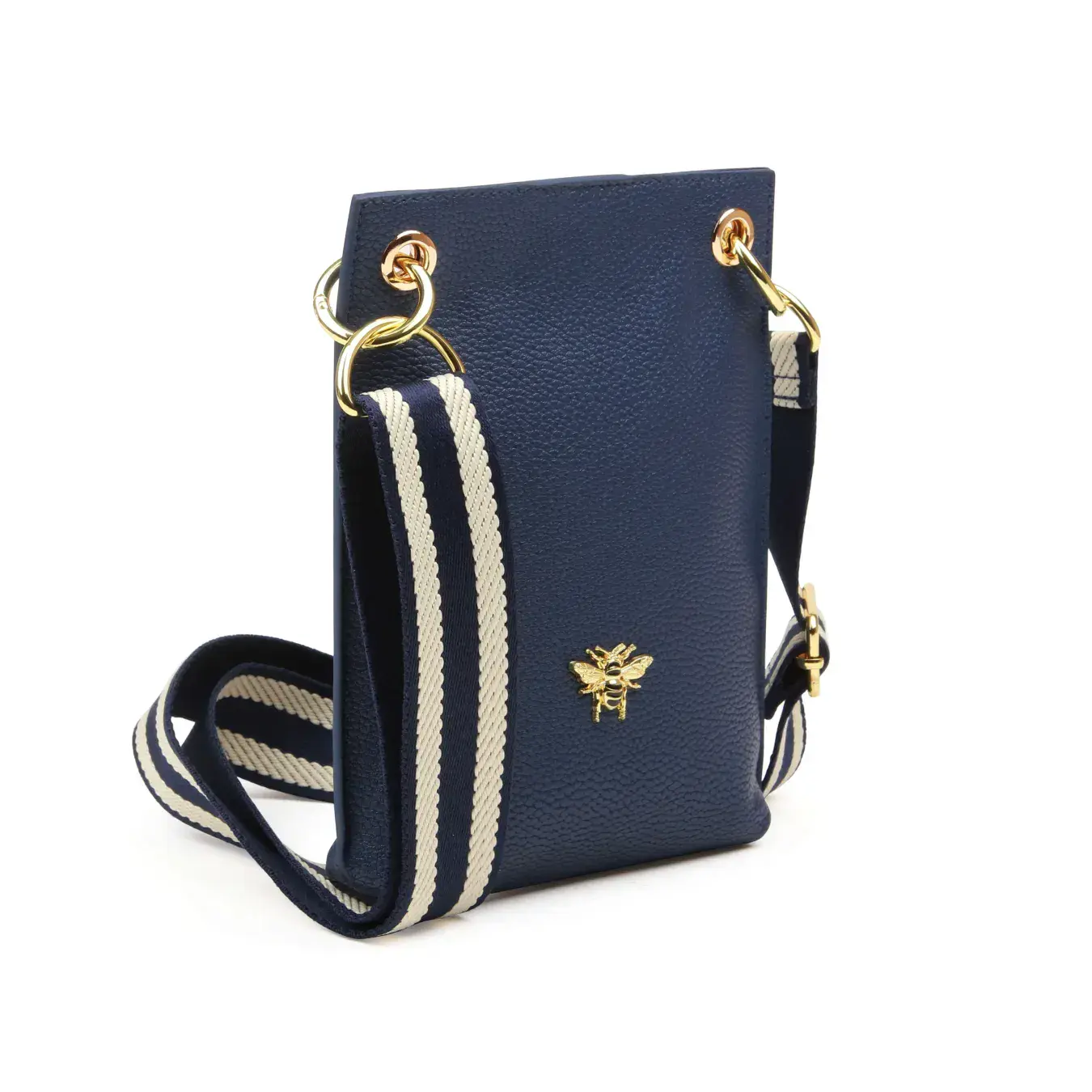 Navy Alice Wheeler Primrose Cross Body Phone Bag