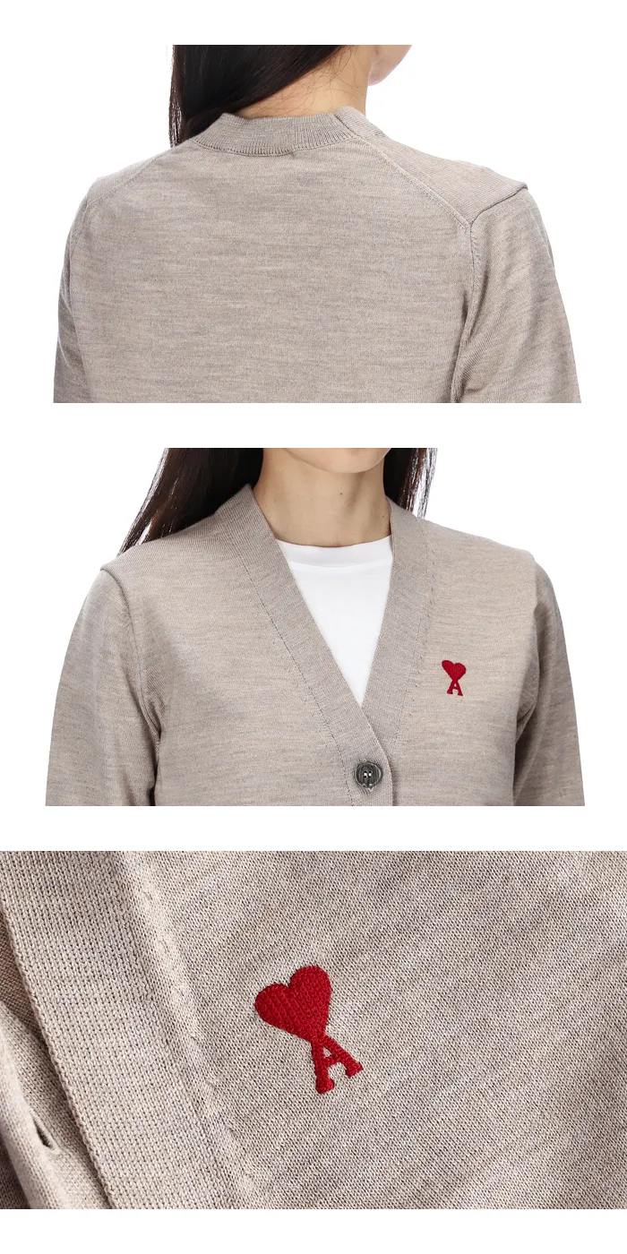 AMI PARIS Casual Style Wool Long Sleeves Plain Office Style Logo - Updated for better search discoverability.