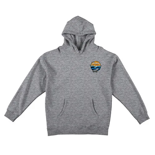 Anti Hero Skateboards Hoodie Road to Nowhere Grey Heather.