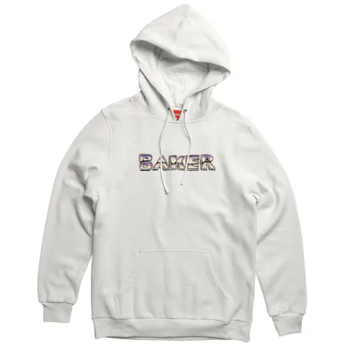 Baker Skateboards Starship Bone White Hoodie