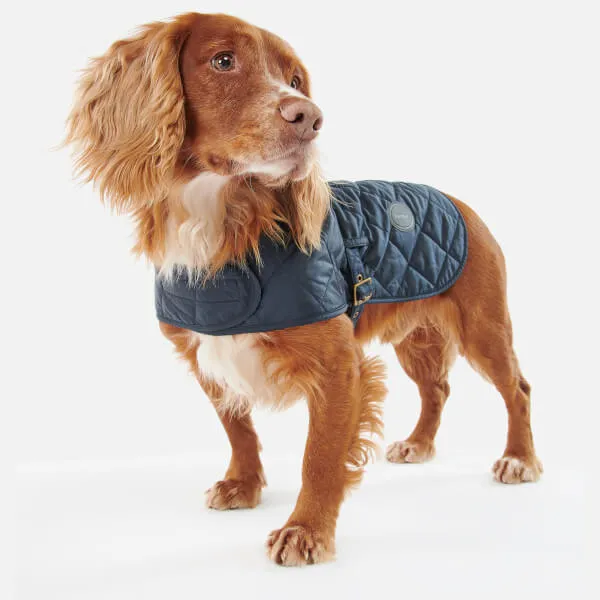 Barbour Quilted Dog Coat - Navy