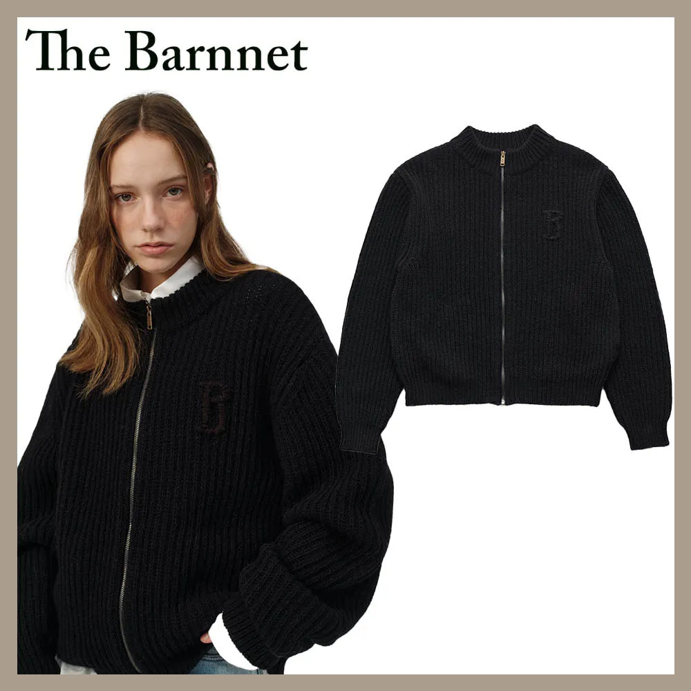 Barnnet Casual Wool Nylon Long Sleeves Plain Office Style