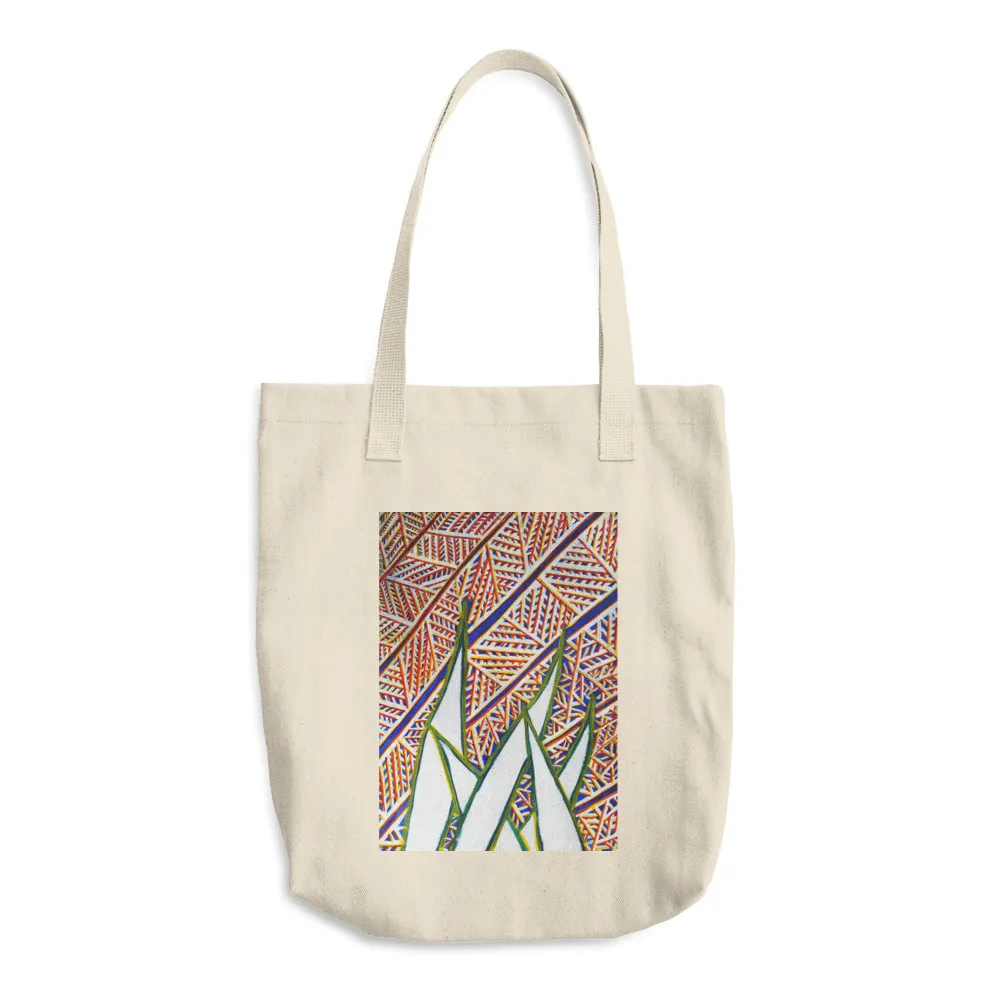 Barton Springs Green Plants Cotton Tote Bag