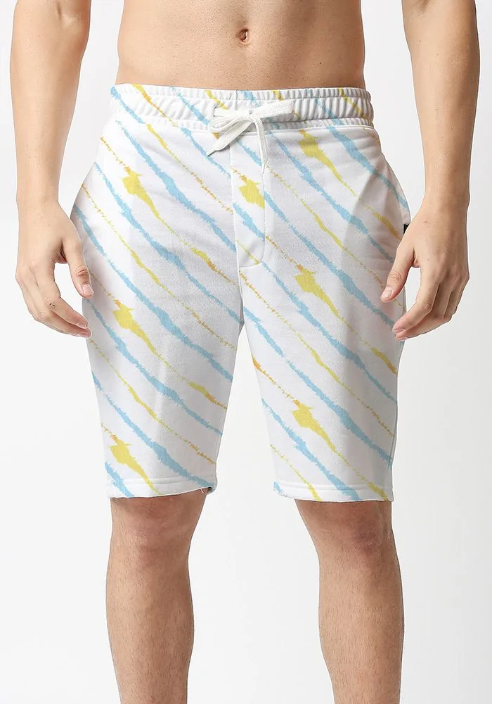 Batik Stripe Men's Shorts