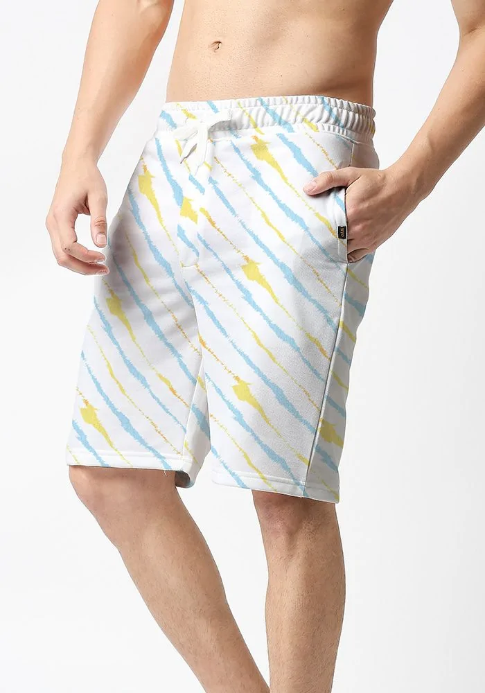 Batik Stripe Men's Shorts