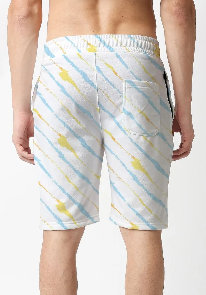 Batik Stripe Men's Shorts