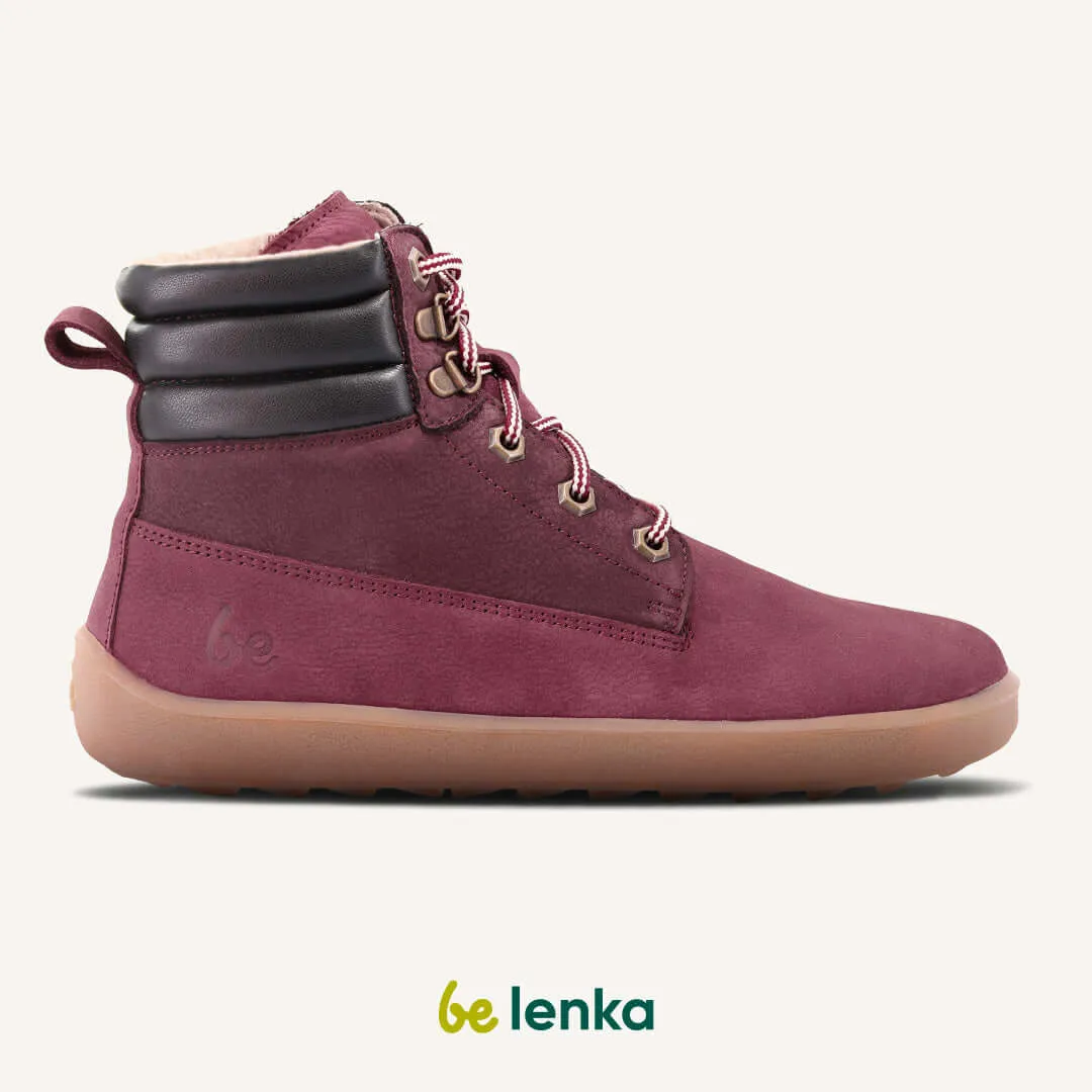 Be Lenka Nevada Neo Burgundy Barefoot Boots