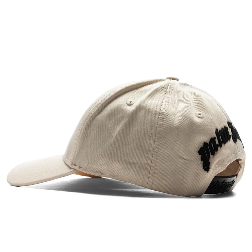 Beige Cap with Back Logo