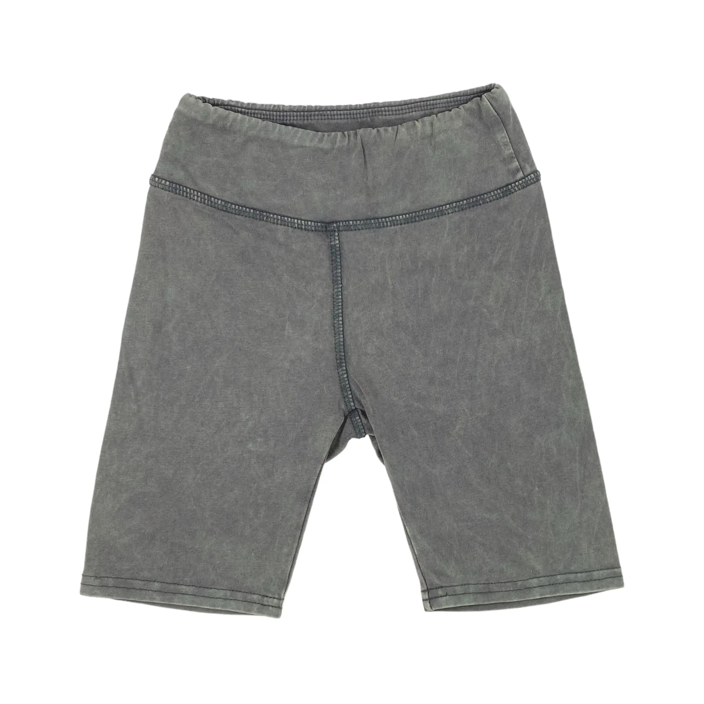 Biker Shorts in Mineral Black by Tiny Whales for Lazy Days