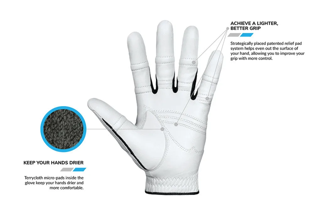 Bionic Golf Men's Stable Grip 2.0 Glove - Black