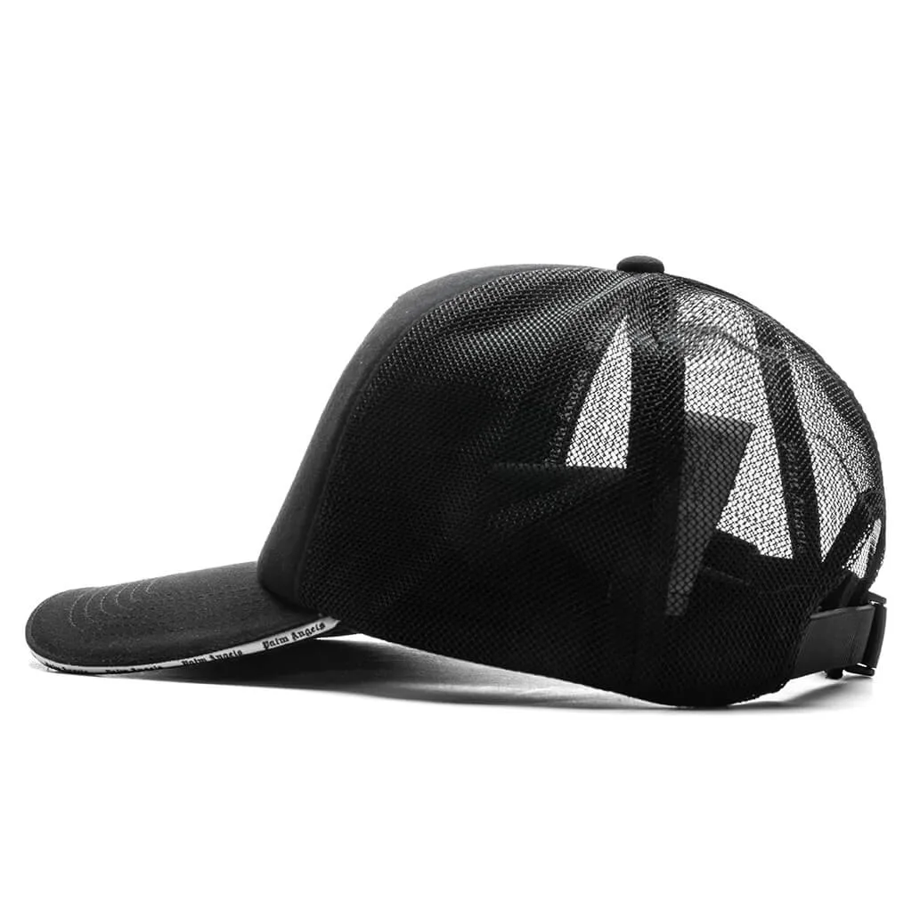 Black and Off-White Palm Cap