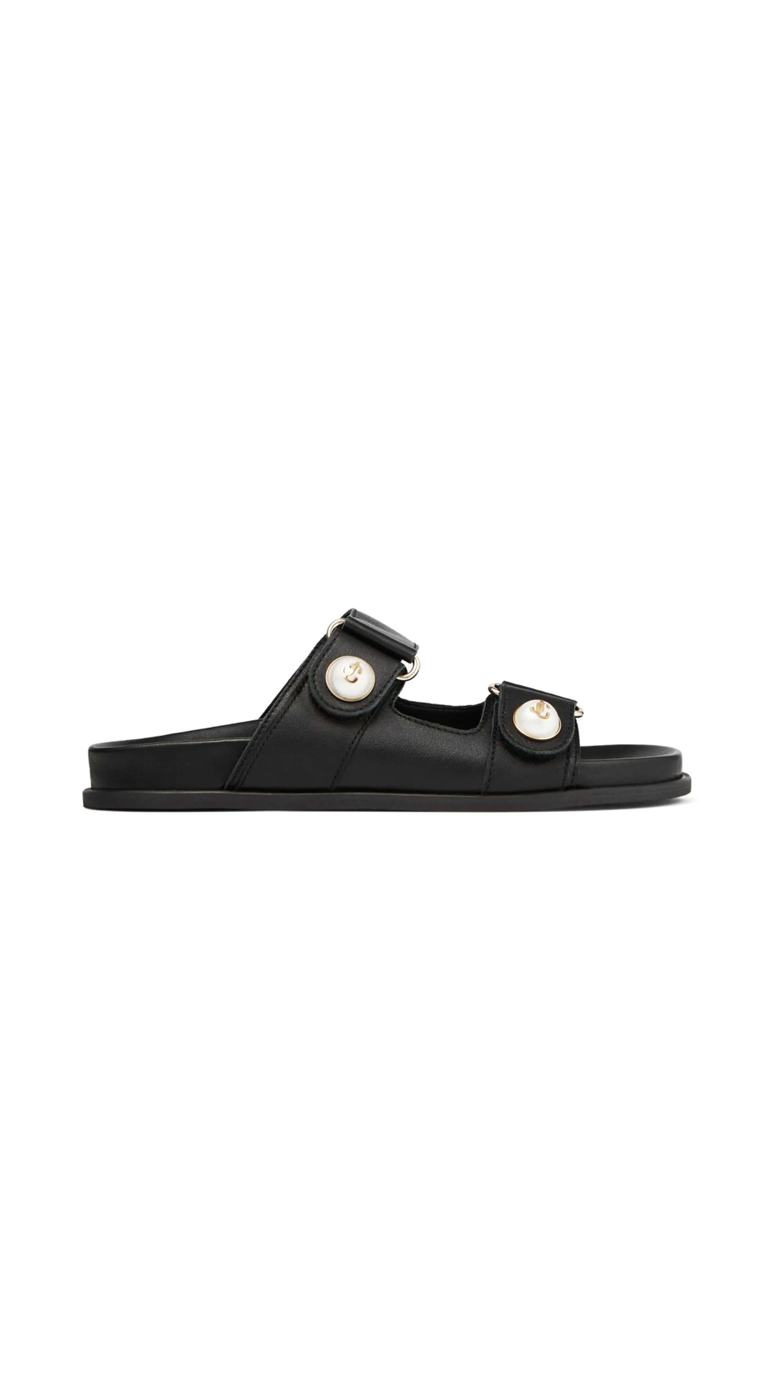 Black Fayence Sandals