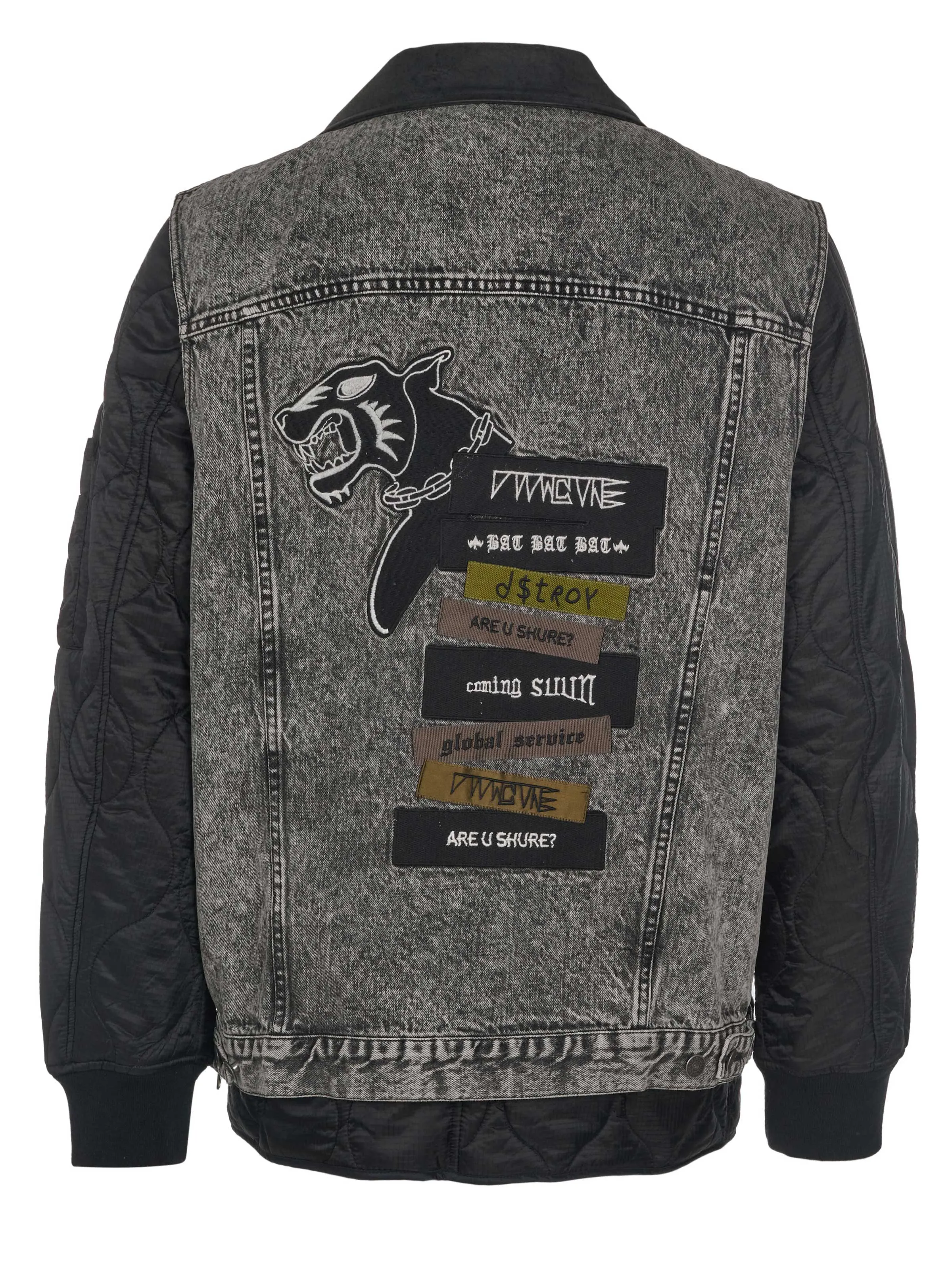 Black Grey Diesel Jacket