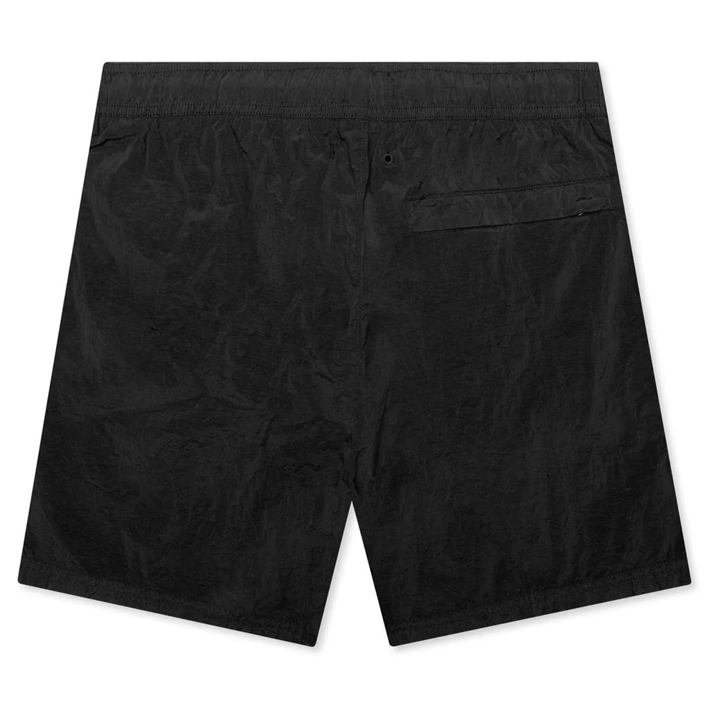 Black Nylon Shorts