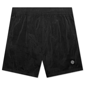 Black Nylon Shorts