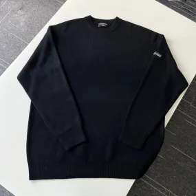 Black Sweater with Arm Logo 2023