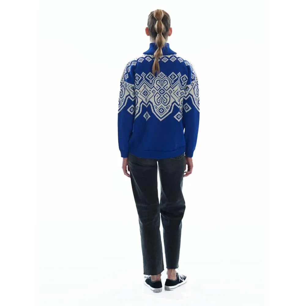 Blue Knit Heron Sweater from Falun