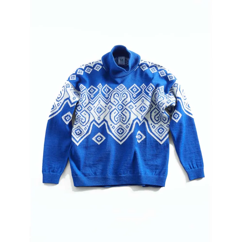 Blue Knit Heron Sweater from Falun