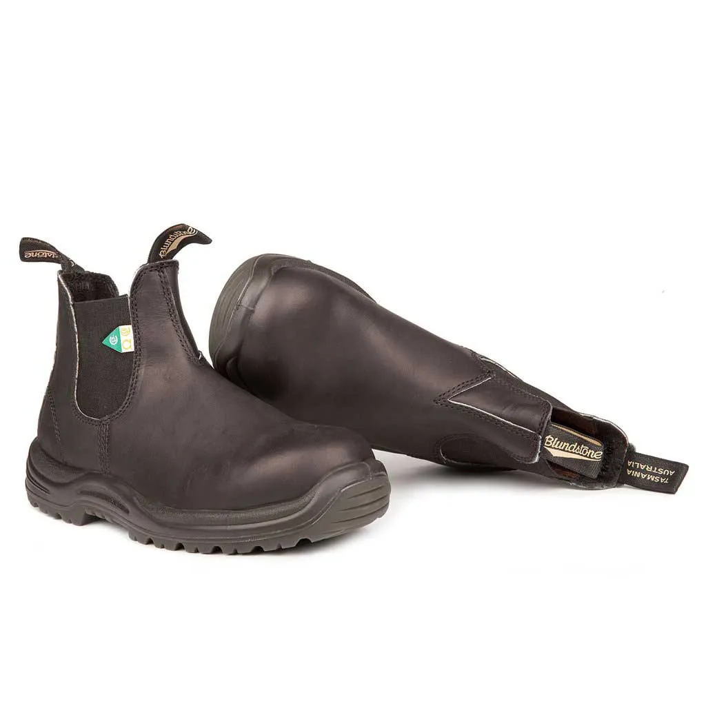 Blundstone 163 Black Work Safety Boots at A One Clothing