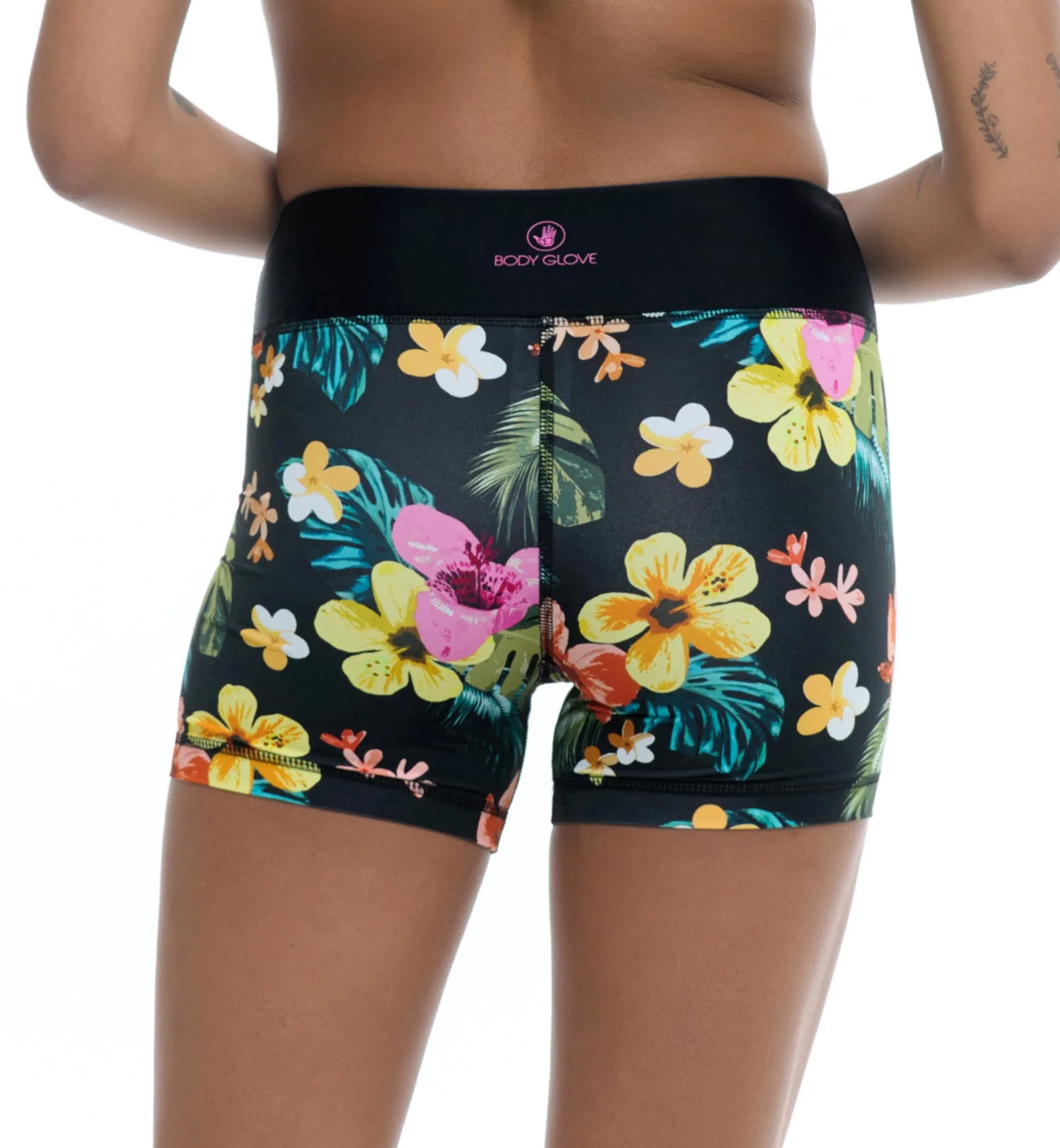 Body Glove Tropical Island Speedy Cross-over Swim Short 39591663 Black