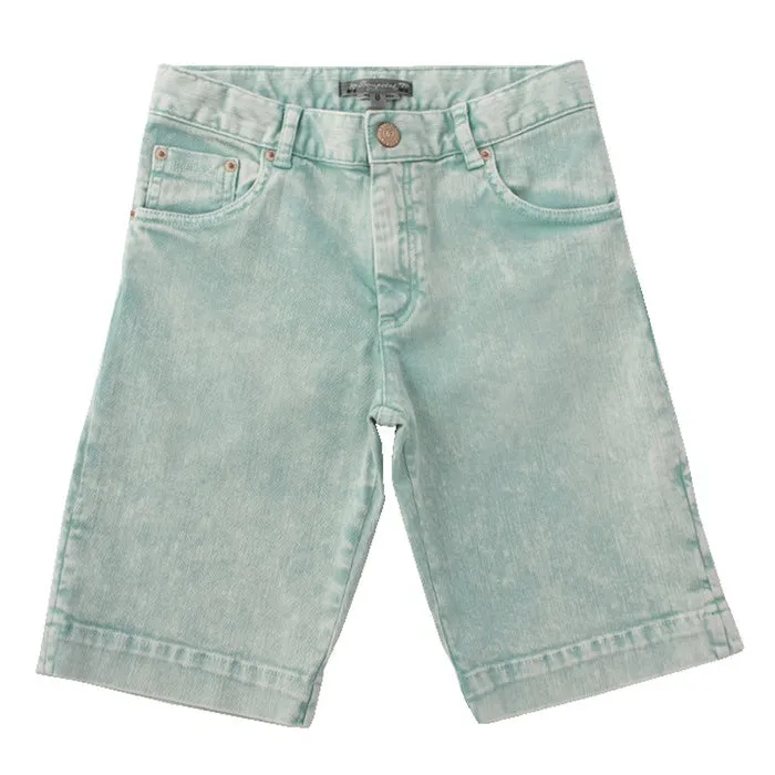 Bonpoint Aqua Green Child Cooper Bermuda Shorts