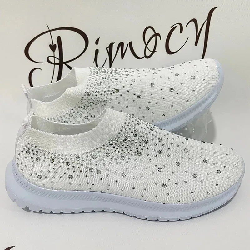 Breathable Mesh Crystal Sneaker