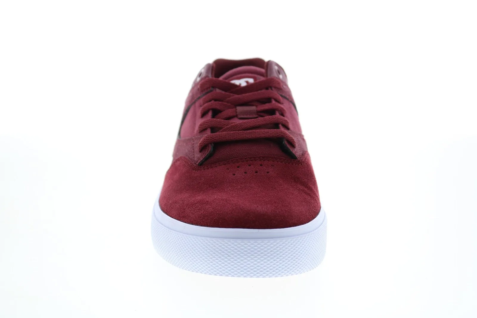 Burgundy Suede Skate Sneakers for Men - DC Kalis Vulc ADYS300569