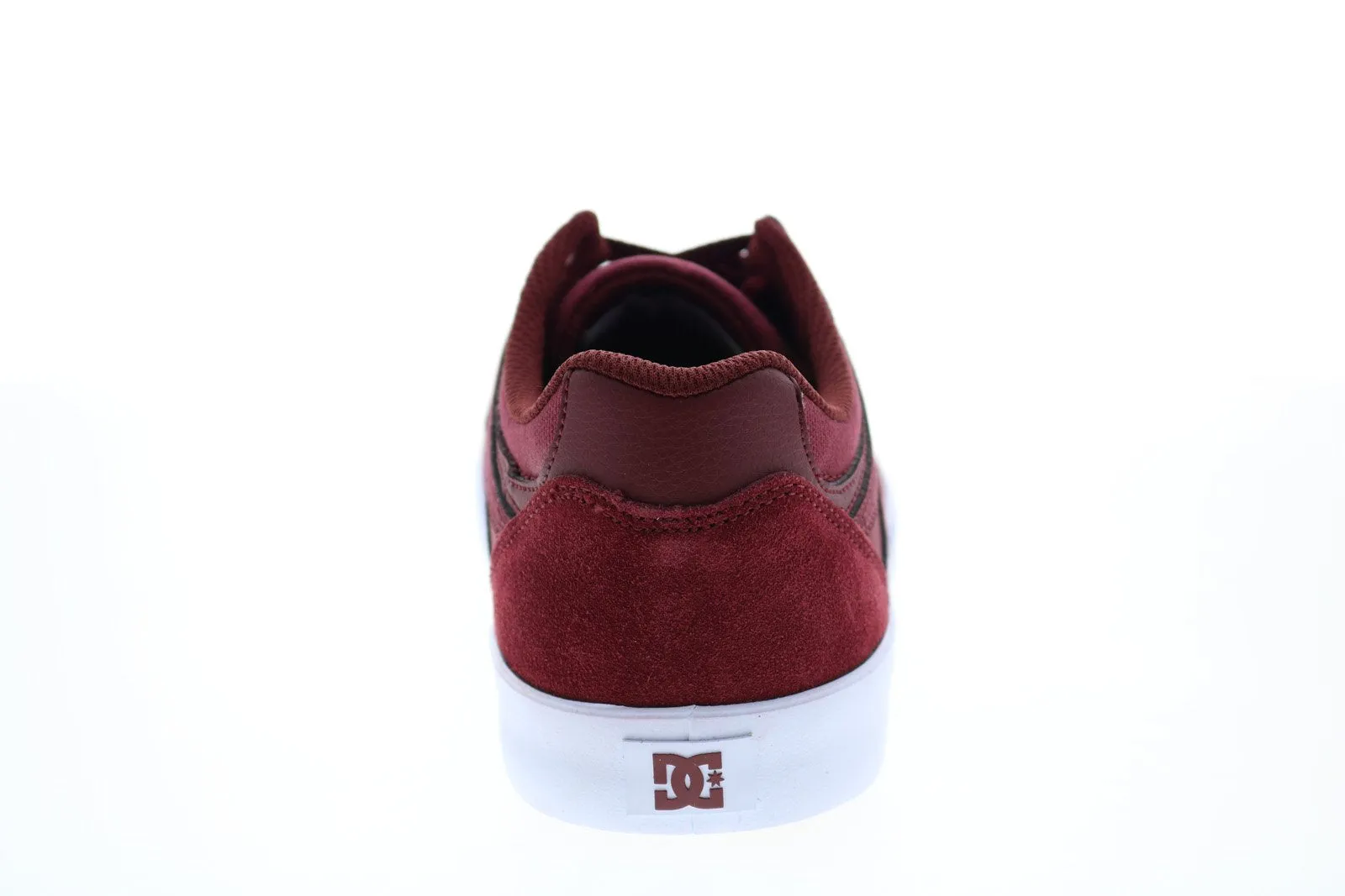 Burgundy Suede Skate Sneakers for Men - DC Kalis Vulc ADYS300569