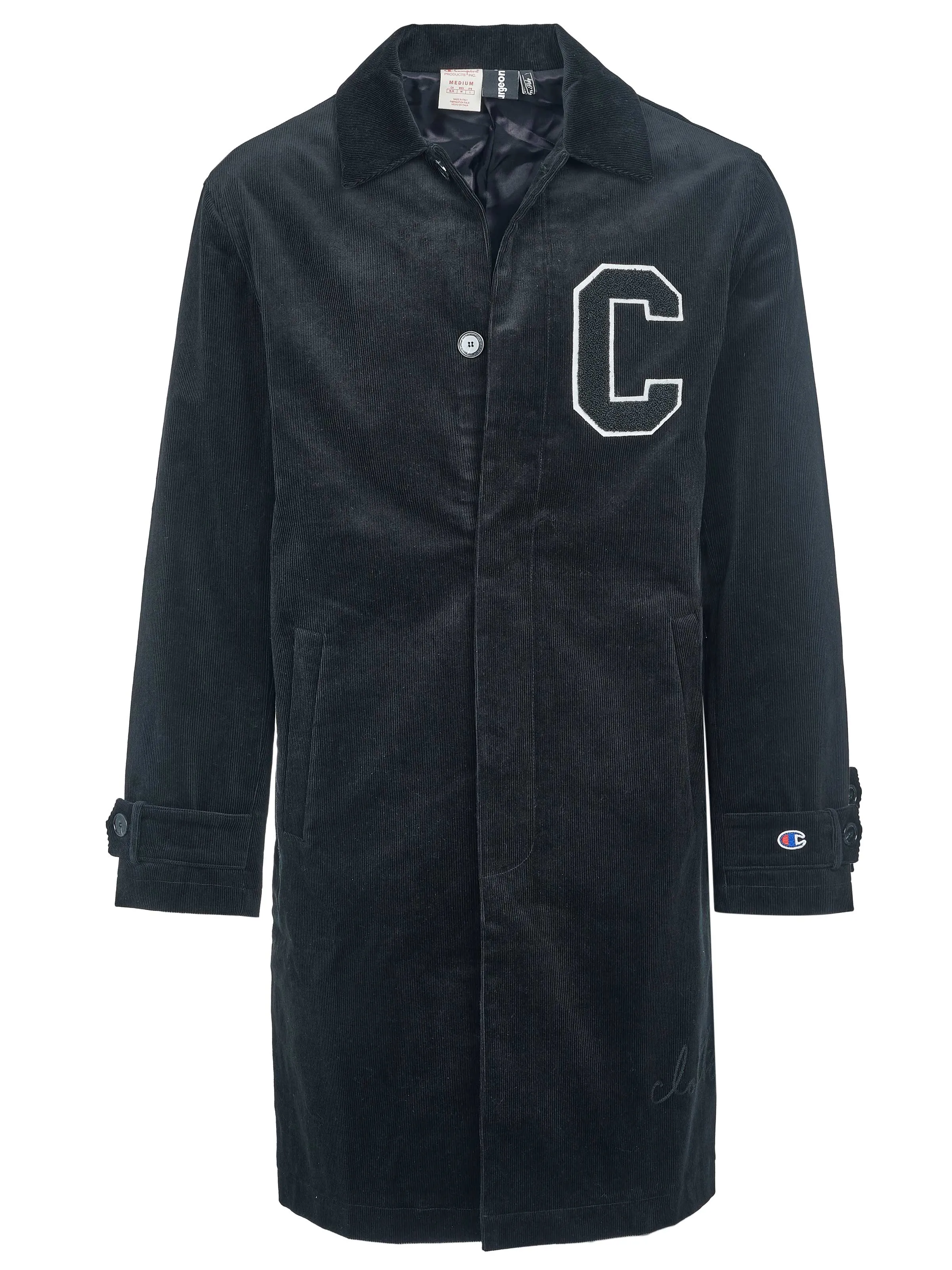 Champion x Clothsurgeon black coat