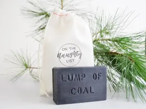 Charcoal Soap Stocking Stuffer in Bag