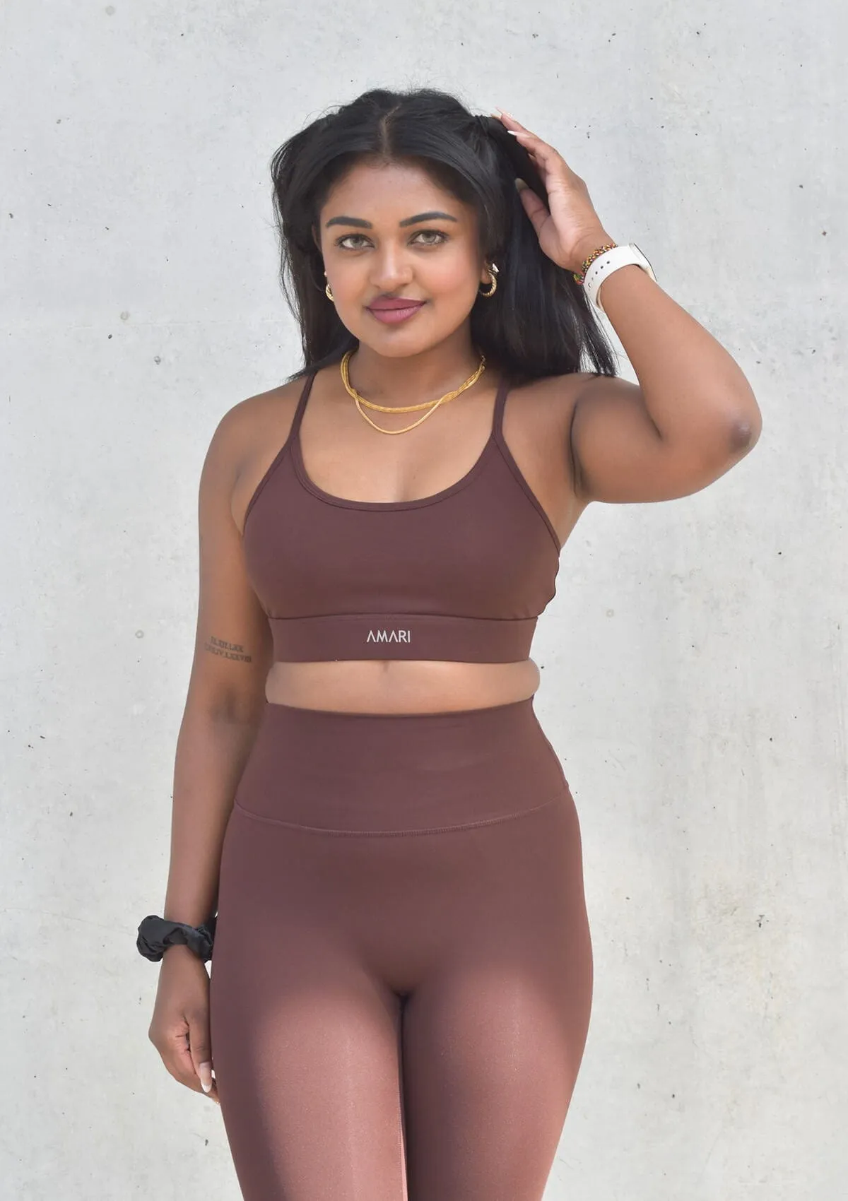 Chocolate Sports Bra