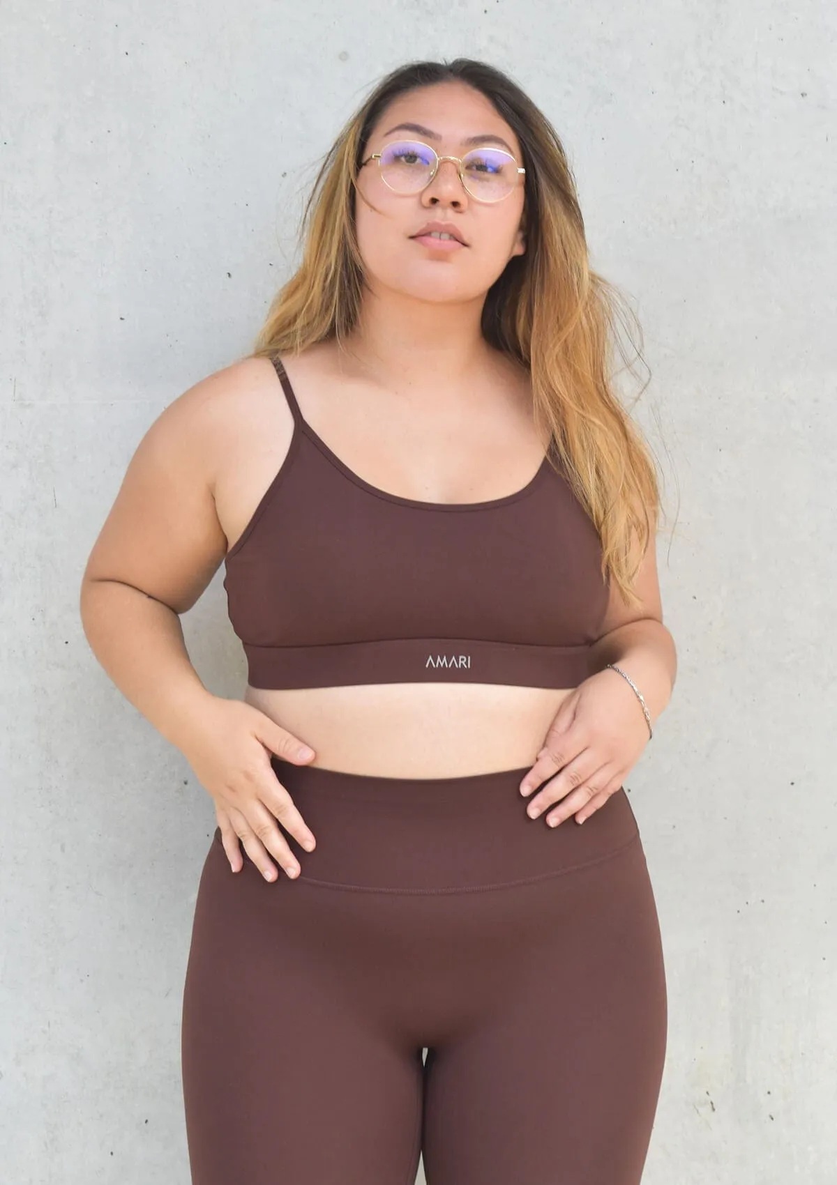 Chocolate Sports Bra