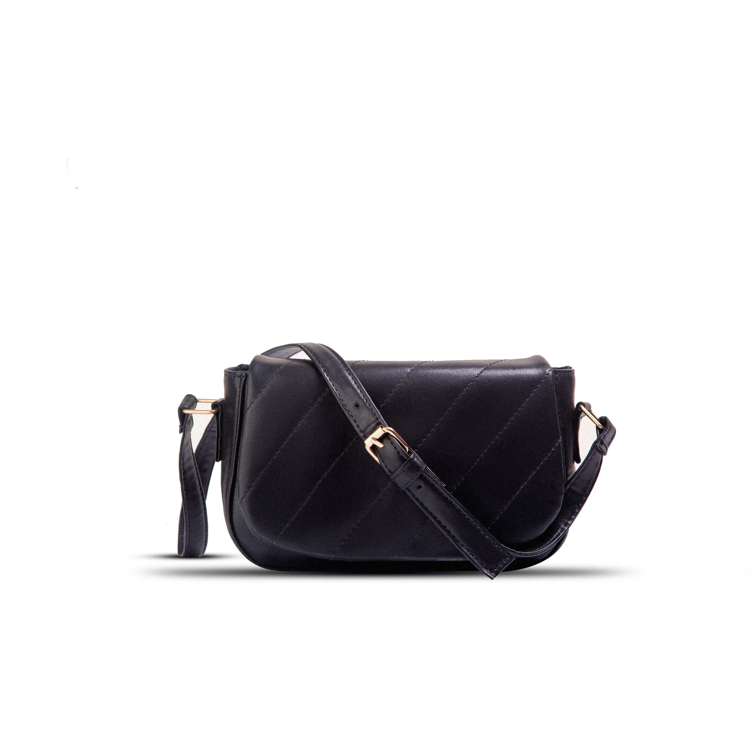 Classic Black Shoulder Bag