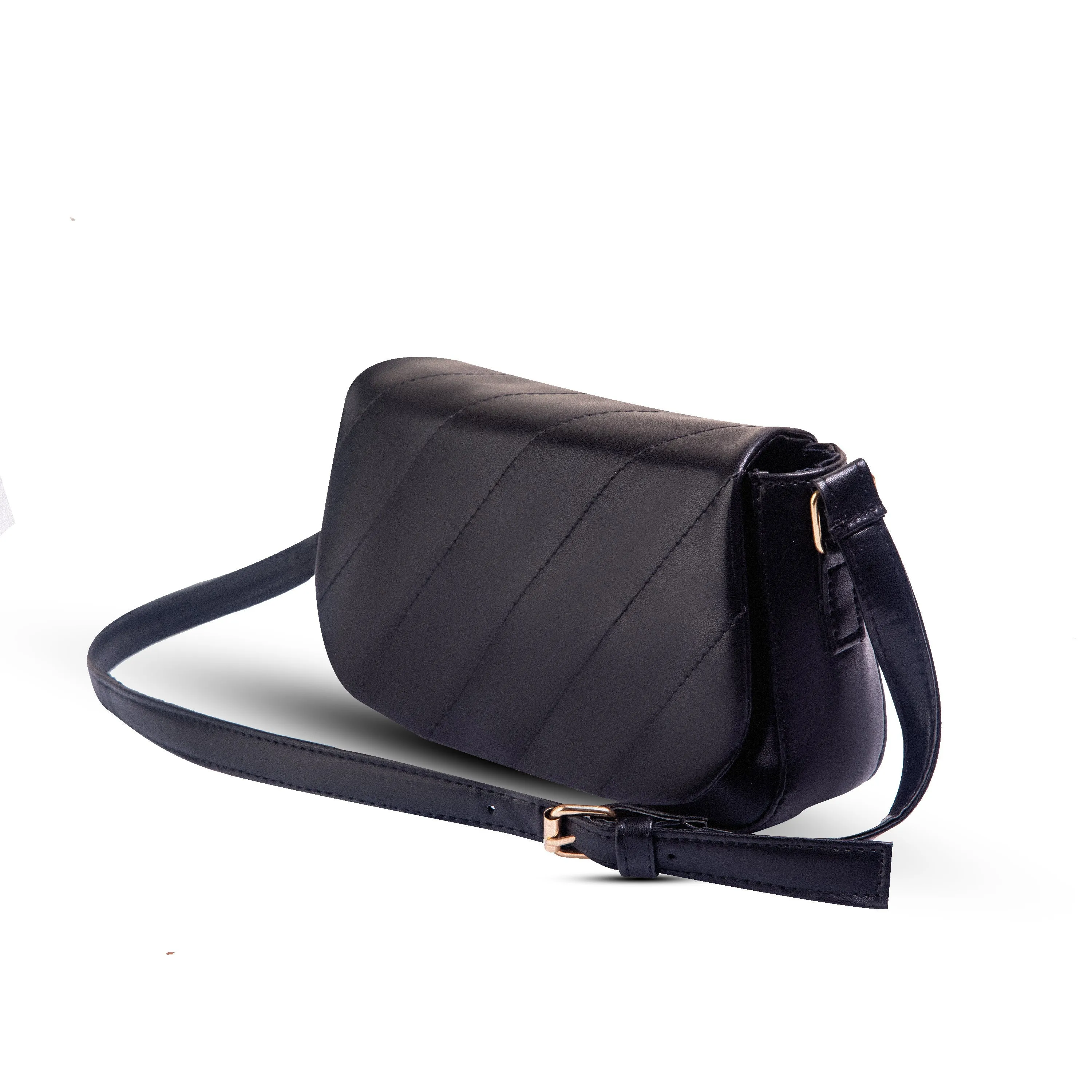 Classic Black Shoulder Bag