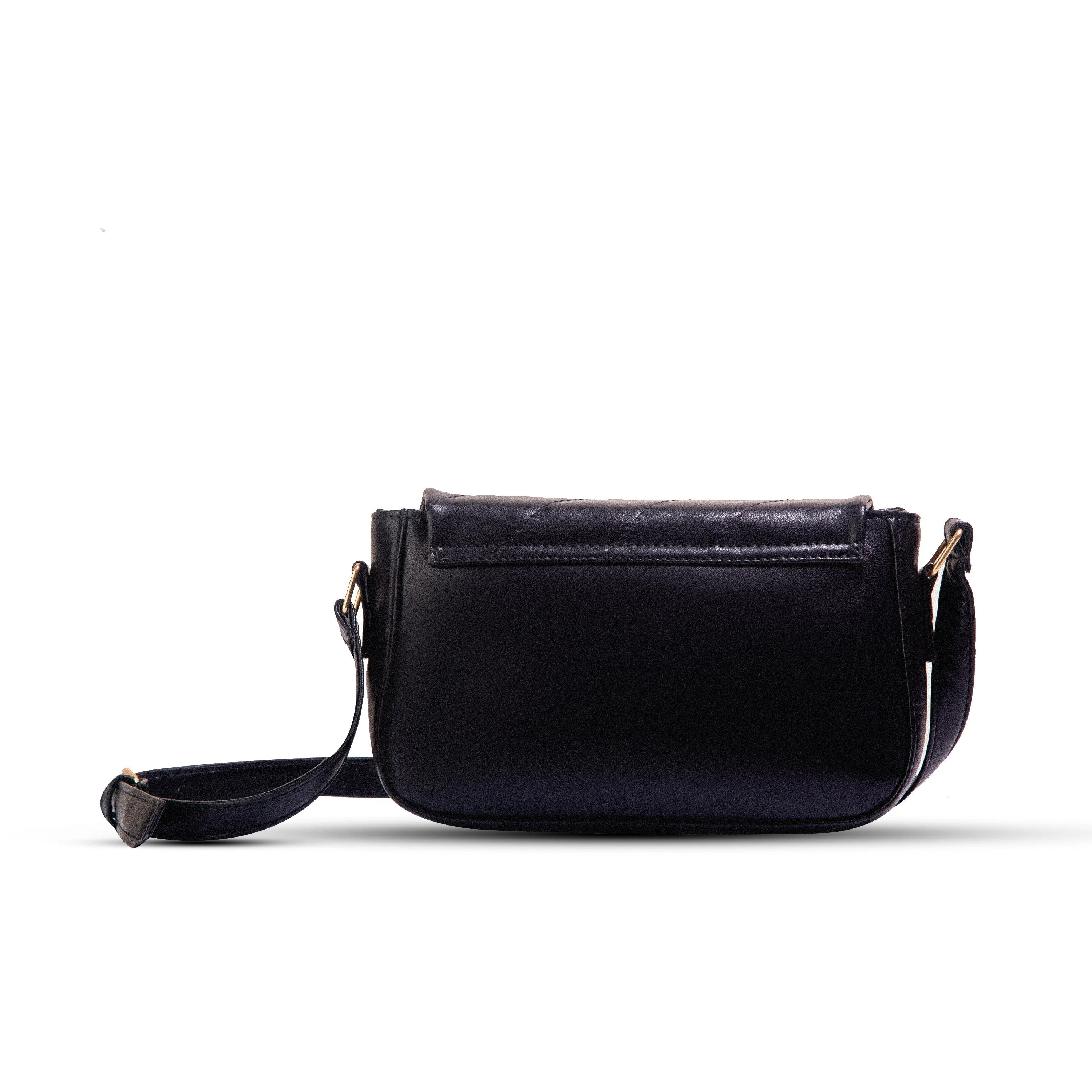 Classic Black Shoulder Bag