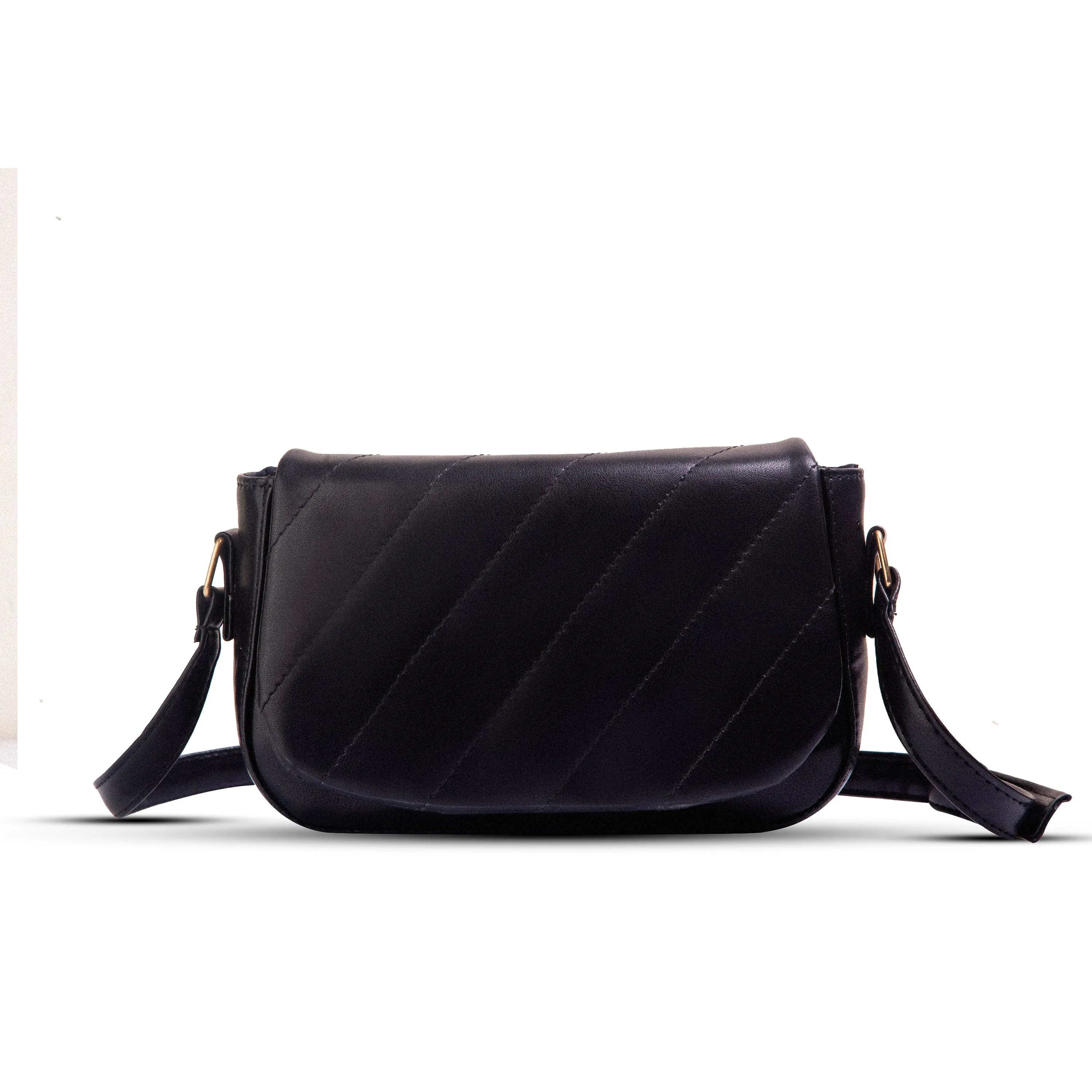 Classic Black Shoulder Bag