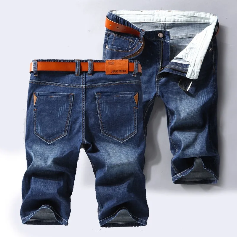 Classic Men's Denim Bermuda Shorts