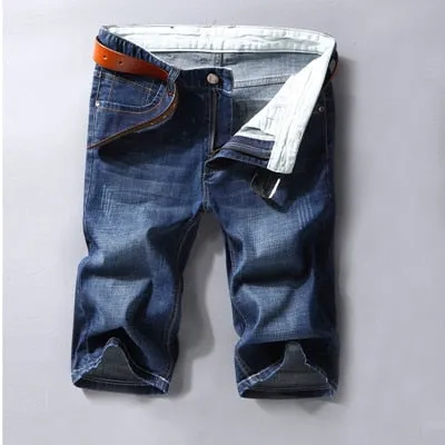 Classic Men's Denim Bermuda Shorts