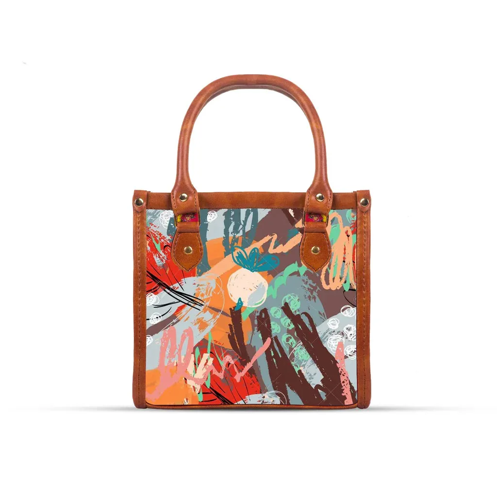 Colorful Abstract Design Tote Bag