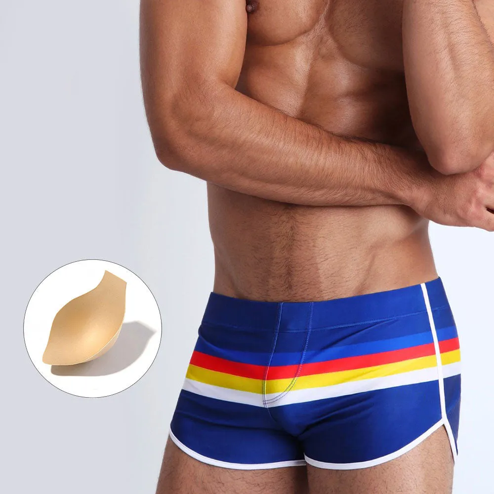 Colorful Pride Beach Swim Trunks