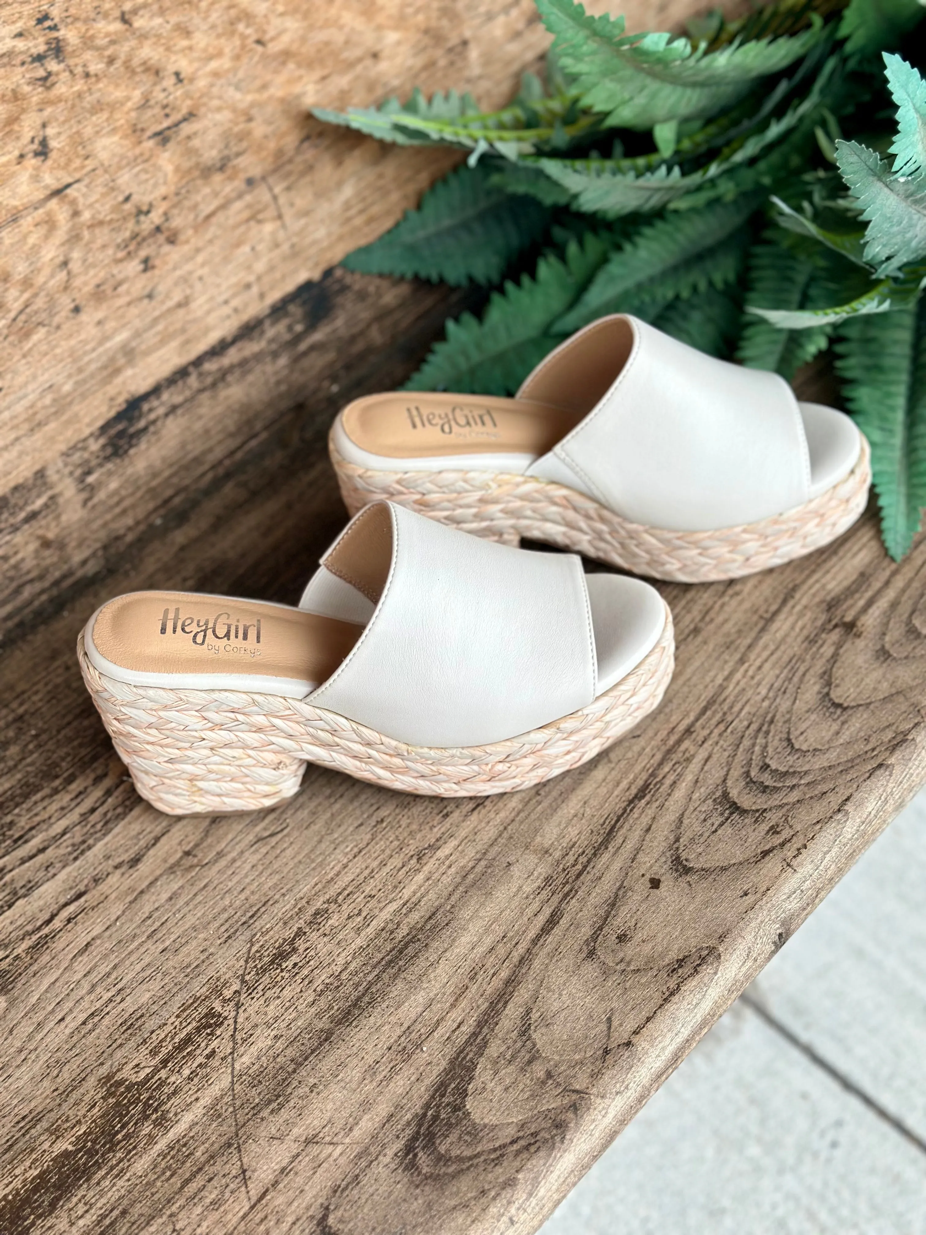 Corky's Solstice Ivory Metallic Sandals