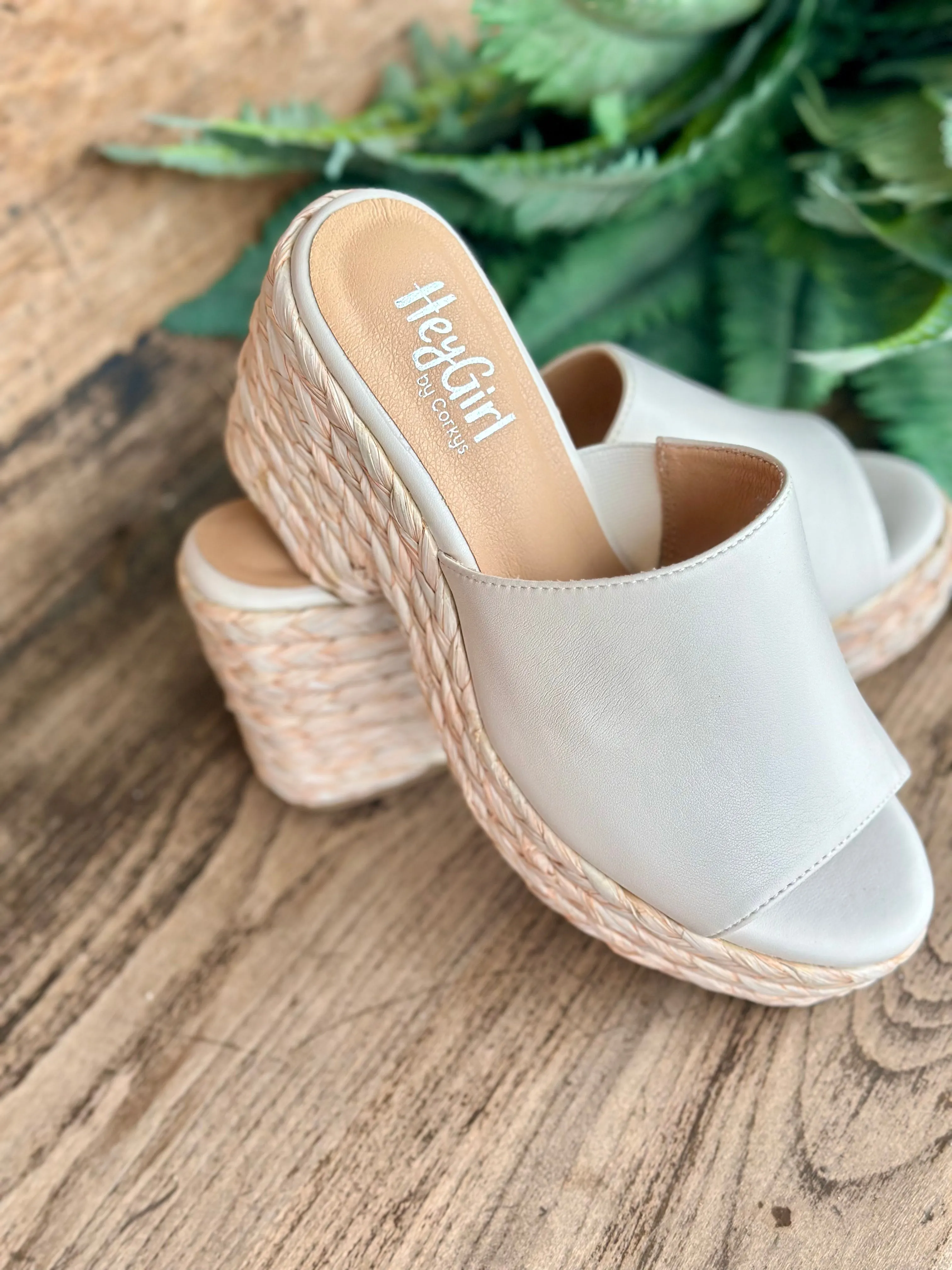 Corky's Solstice Ivory Metallic Sandals